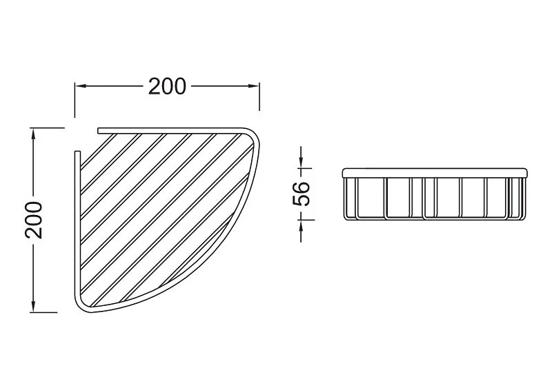 Решетка для ванной Акватек хром - фото 3