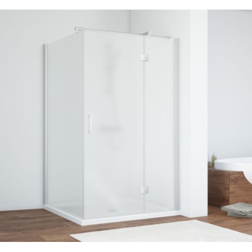 Душевой уголок стекло сатин Vegas-glass AFP-Fis 120х100 10 R, современные, hi-tech - фото 3