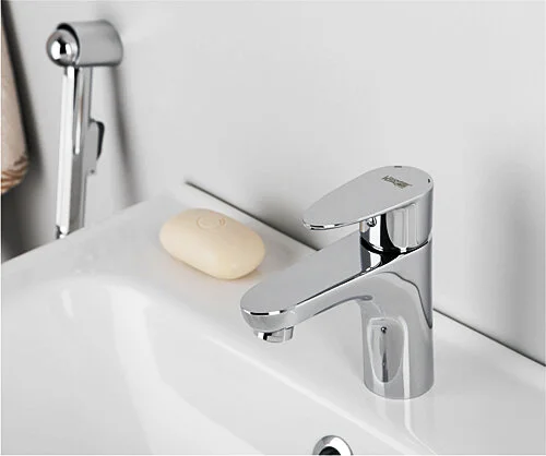 Смеситель с гигиеническим душем WasserKRAFT Leine хром - фото 3