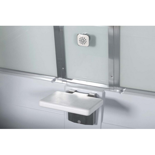 Душевой бокс Deto V 150х85 см высокий поддон, с раздвижными дверьми - фото 6