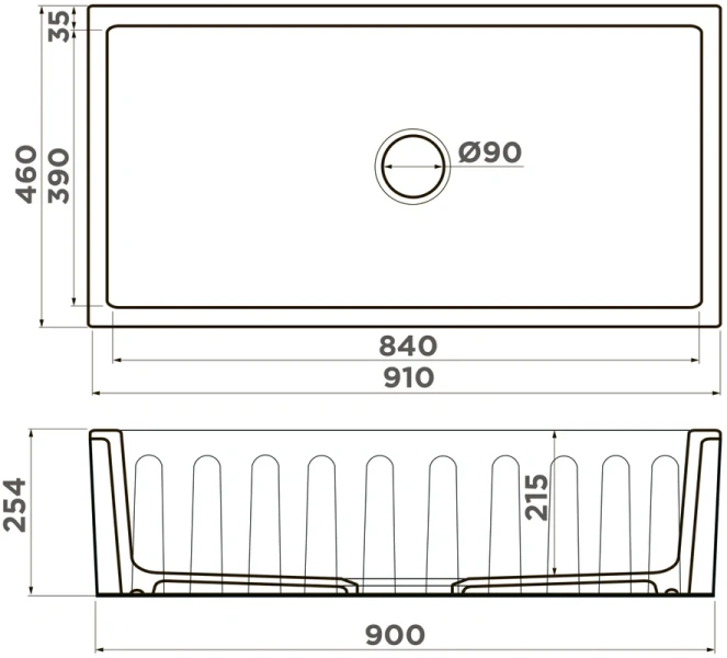 Мойка для кухни Omoikiri Mikura 49970 91 см врезная - фото 4