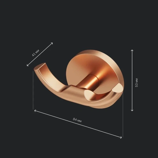 Крючок для ванной Am.Pm X-Joy розовое золото - фото 2
