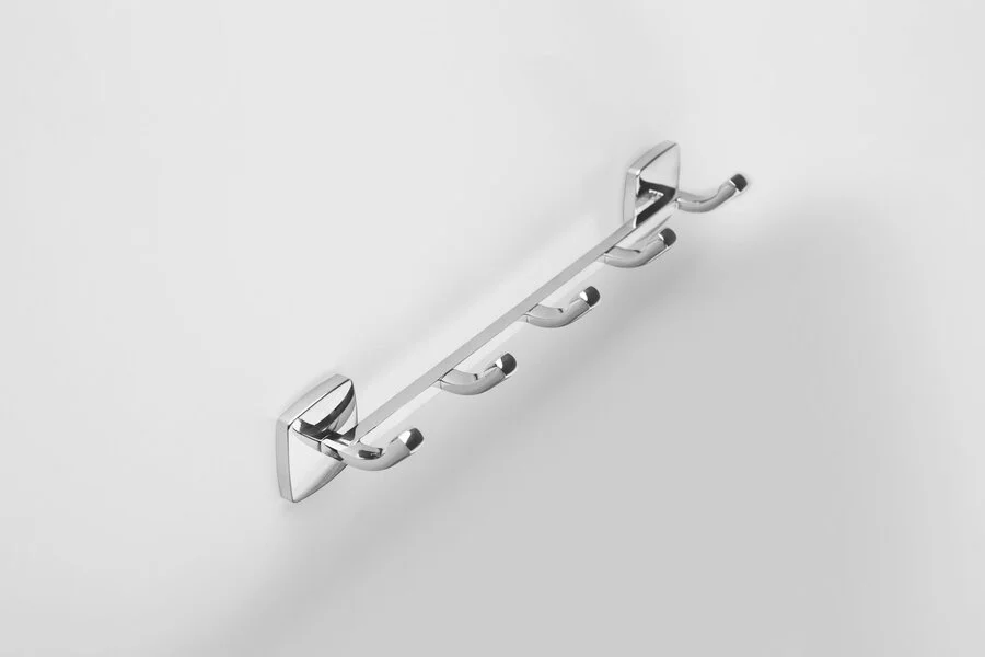 Крючок для ванной Am.Pm Gem A90359 для полотенец, хром, черные - фото 3