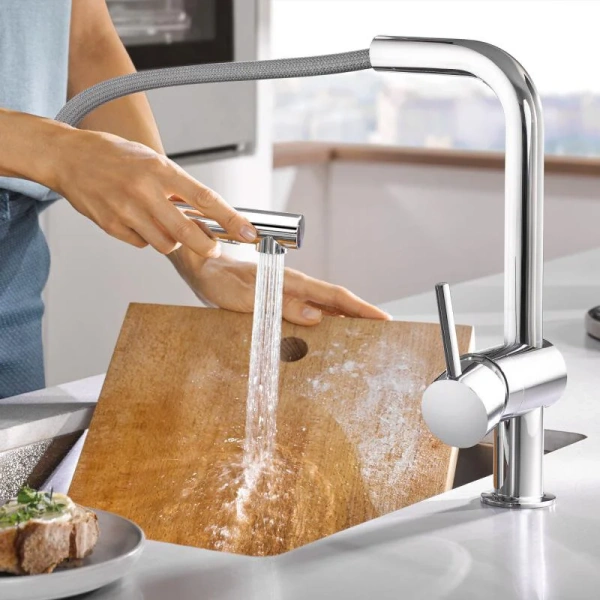 Смеситель для кухни хром Grohe Minta , хром - фото 4