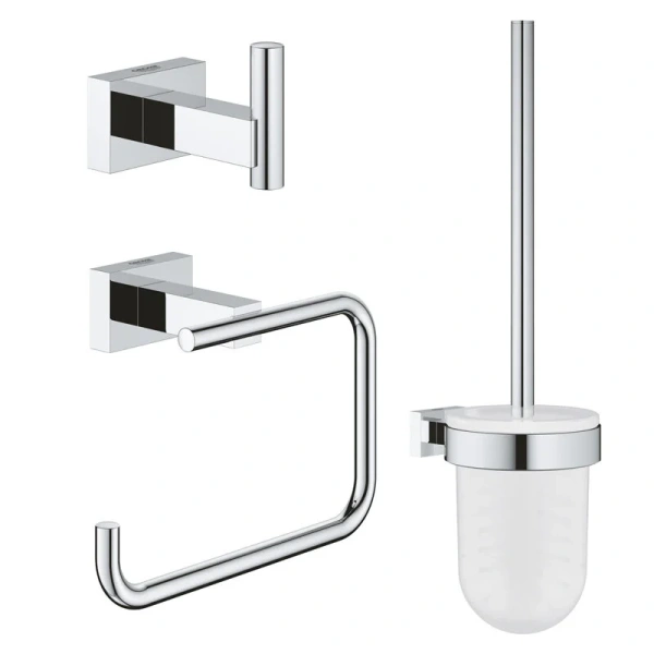 Набор аксессуаров Grohe Essentials Cube хром - фото 1