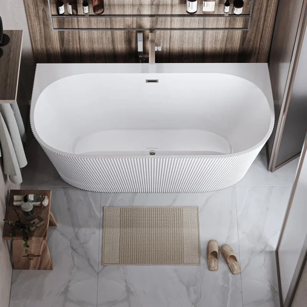 Ванна акриловая Grossman Cristal 170x80 см белая, приставные - фото 7