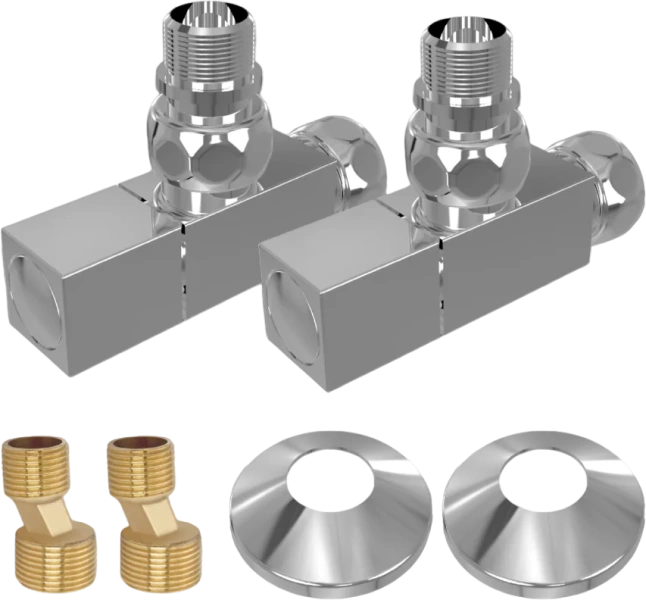 Комплект фитингов Акватек хром - фото 3