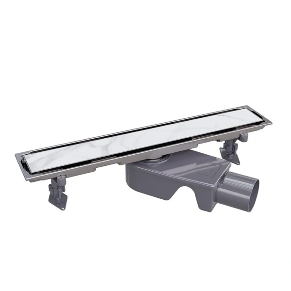 Душевой лоток RGW SDR 60 см с двухсторонней решеткой хром - фото 3