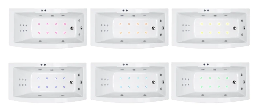 Ванна гидромассажная Royal Bath Fato De Luxe RB326100DL, 170 x 85 см, белый, современныe, hi-tech - фото 3