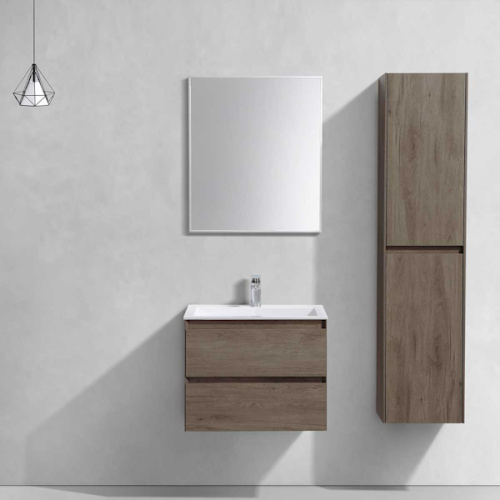 Тумба под раковину подвесная Vincea Luka 59,2 см R.Oak, в наличии - фото 2