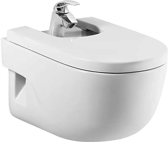 Биде подвесное Roca Meridian-N с горизонтальным выпуском - фото 1