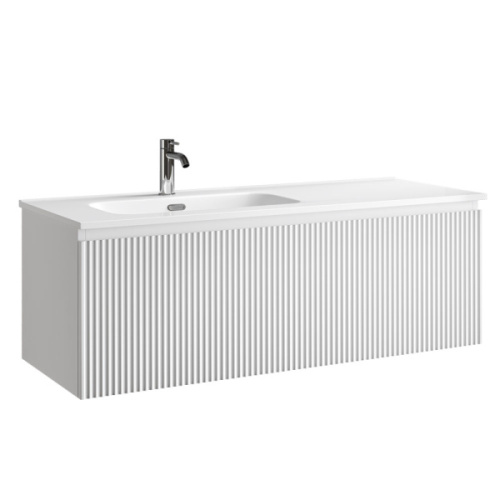 Тумба под раковину подвесная Sancos Snob R 1.0 120 см левая bianco
