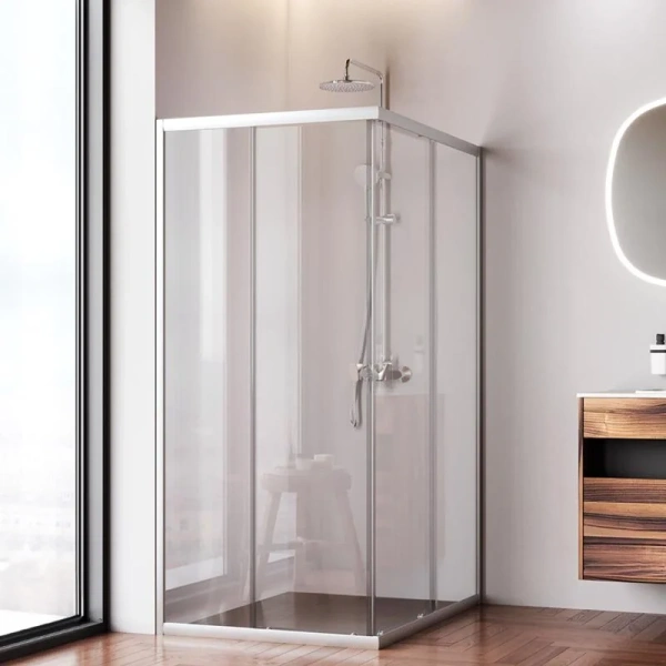 Душевой уголок Am.Pm Sunny 120x90 см хром матовый - фото 3