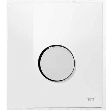 Клавиша смыва для писсуара, цвет белый, цвет кнопки хром, Tece TECEloop Urinal 9242627 - фото 1