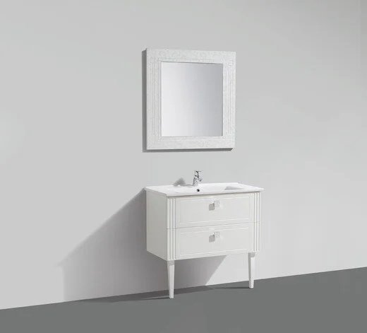 Тумба с раковиной подвесная BelBagno Atria 85 см с двумя выдвижными ящиками ATRIA-850-2C-SO-BL, подвесная, пристенная - фото 4