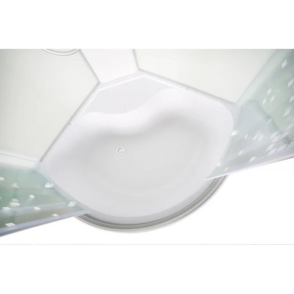 Душевая кабина Deto L 100x100 см без крыши, современныe, hi-tech, декорированныe - фото 10