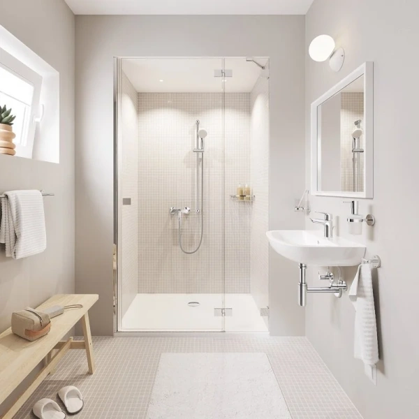 Смеситель для ванны Grohe BauFlow хром, с коротким изливом - фото 7