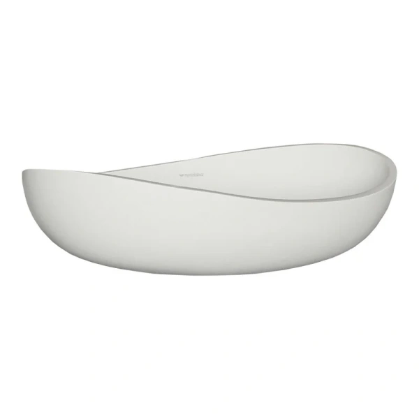 Раковина Montebianco Onda 60 см белая матовая - фото 1