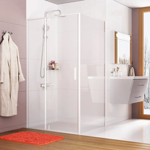 Душевой уголок WasserKRAFT Neime 120x100 см профиль белый - фото 3