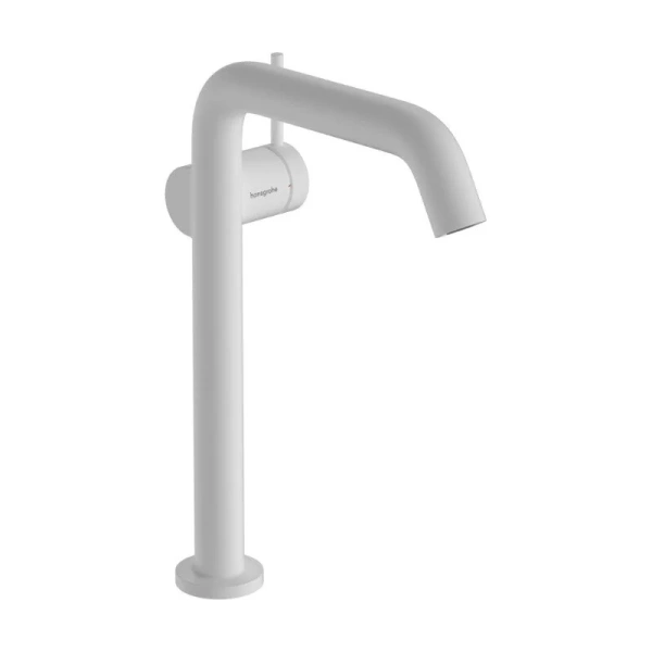Смеситель для раковины Hansgrohe Tecturis S матовый белый - фото 1