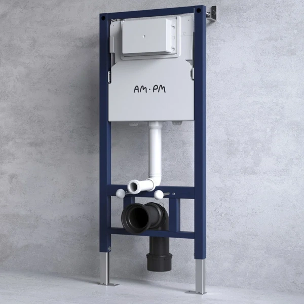 Инсталляция для унитаза Am.Pm PrimeFit с черной клавишей, с кнопкой - фото 5