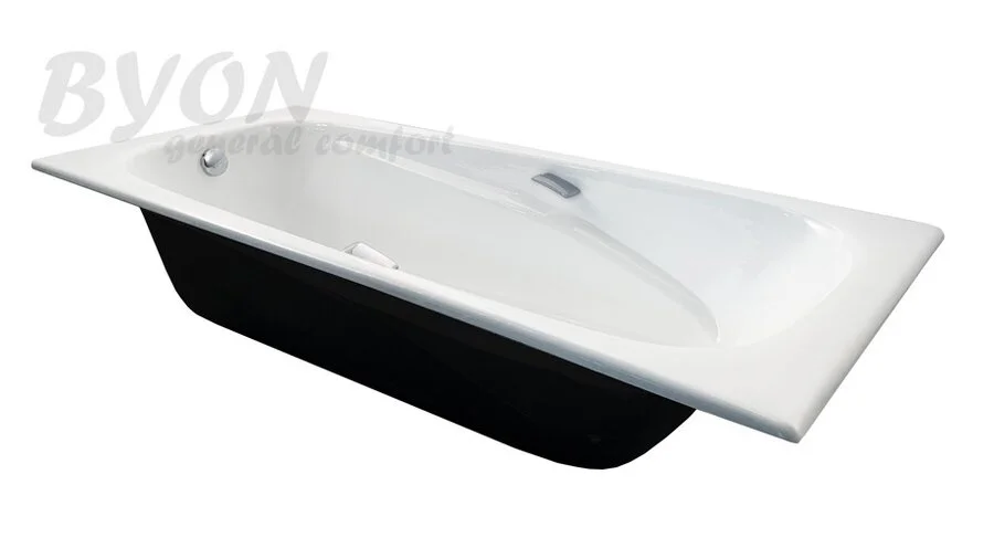Ванна чугунная Byon Ide 180 x 85 см, с ручками, белая, Н0000369 - фото 3