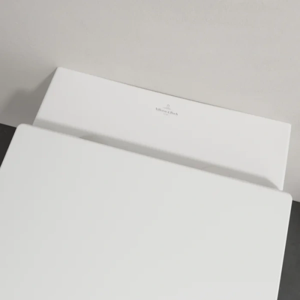 Унитаз подвесной Villeroy & Boch Venticello цвет Stone White с покрытием CeramicPlus, прямоугольной формы - фото 8