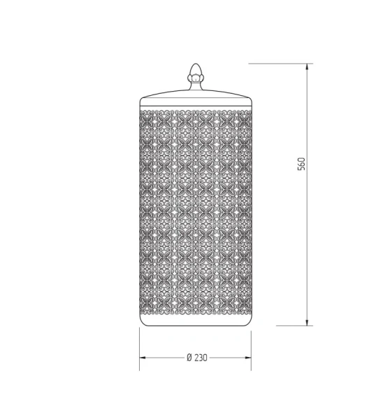 Корзина для белья Migliore Complementi золото - фото 2