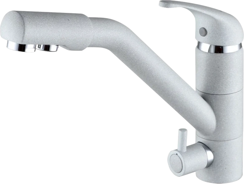 Смеситель для кухни Paulmark Hessen серый - фото 1