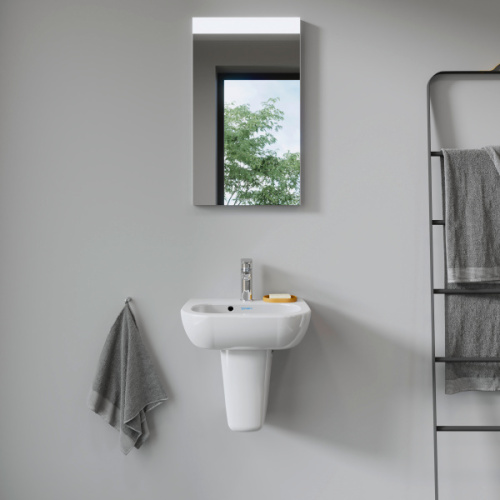 Полупьедестал для раковины Duravit D-Code белый - фото 2