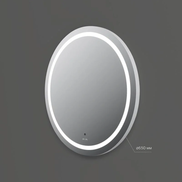 Зеркало с подсветкой AM.PM X-Joy 65 см с сенсорным выключателем - фото 2