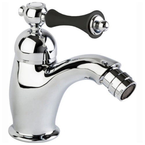 Смеситель для биде Cezares Margot хром ручка черная - фото 1