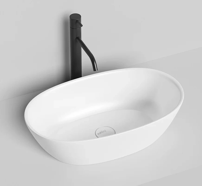 Раковина Salini Sofia 56 см накладная, белый матовый - фото 2