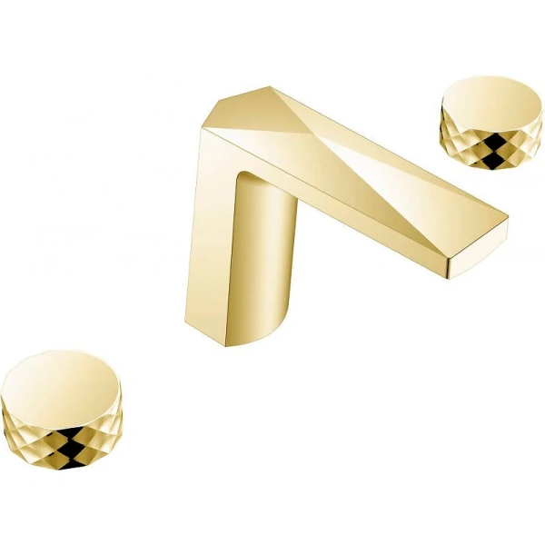 Смеситель для раковины Boheme Venturo золото матовое - фото 1