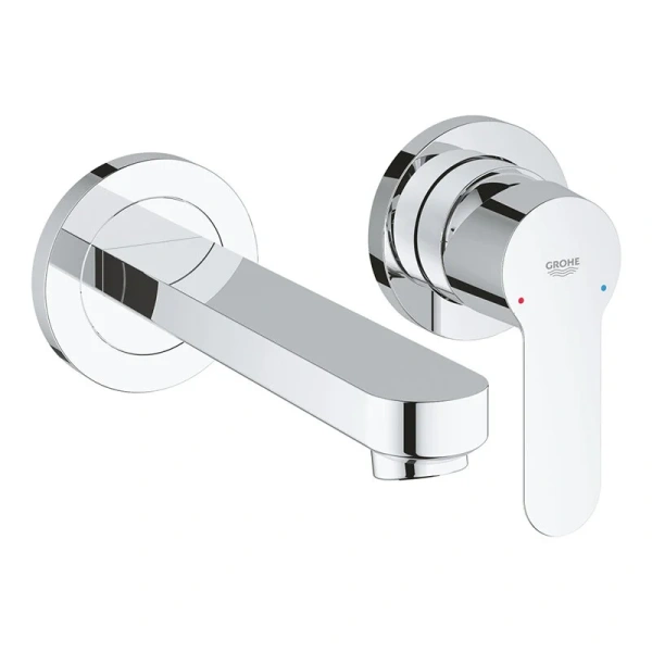 Смеситель для раковины Grohe BauEdge с внутренней частью - фото 1
