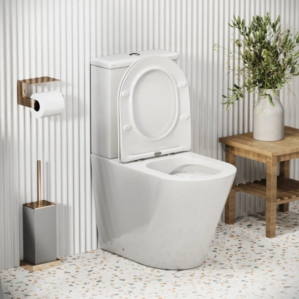 Унитаз компакт Grossman Color безободковый белый, нет в наличии - фото 10