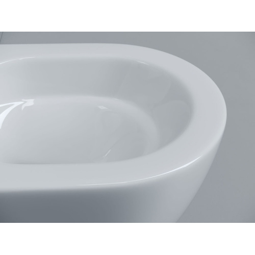 Унитаз подвесной Ceramicanova Alba сиденье микролифт, фарфор, керамика - фото 8