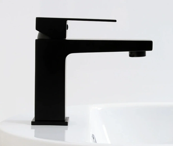 Смеситель для раковины WasserKRAFT Abens черный матовый - фото 3