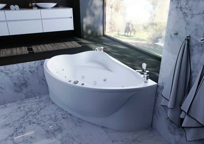 Ванна акриловая Акватек Альтаир 160x120 см левая, современныe, hi-tech - фото 3