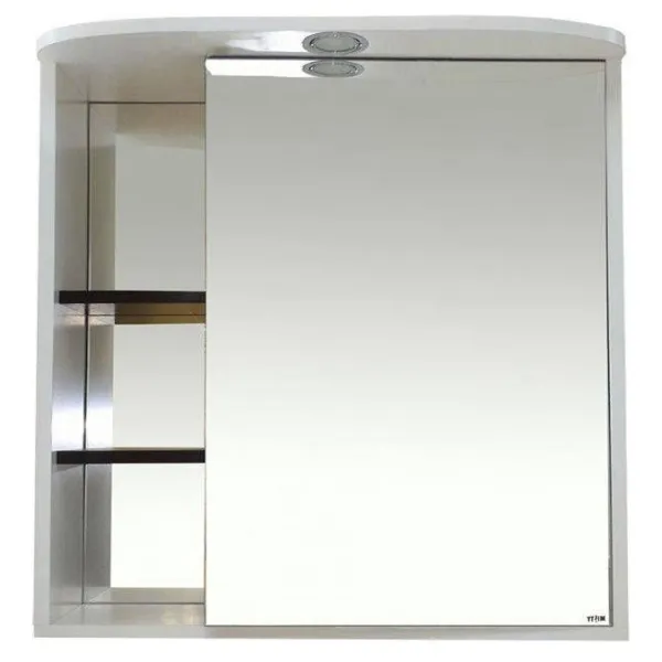 Зеркальный шкаф для ванной Misty Венера П-Внр04080, белые, черные, комбинированные - фото 6