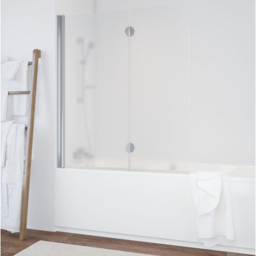 Душевая шторка на ванную стекло сатин Vegas-glass E2V 120 10 L, современные, hi-tech - фото 2