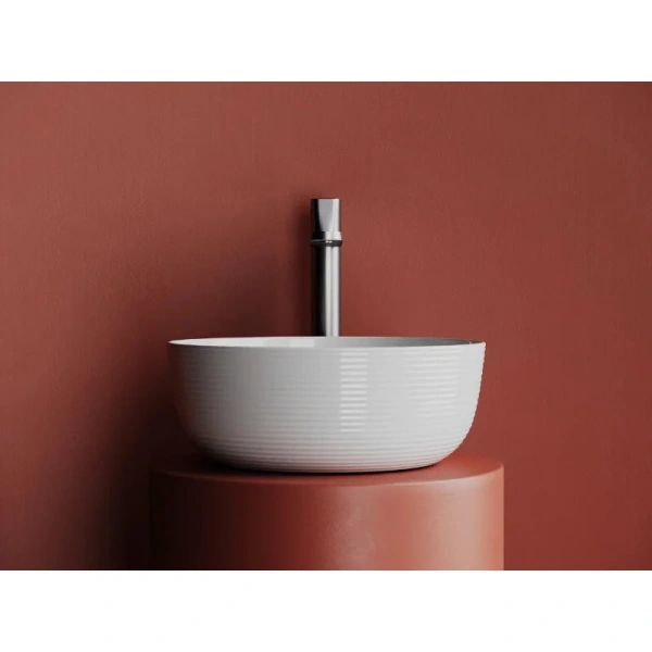 Раковина Ceramica Nova Element 35 см белая, маленькие, в форме чаши, круглой формы - фото 5