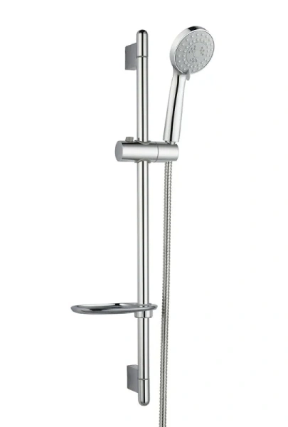 Штанга для душа с мыльницей Bravat Eco D152CP-1A-RUS - фото 1