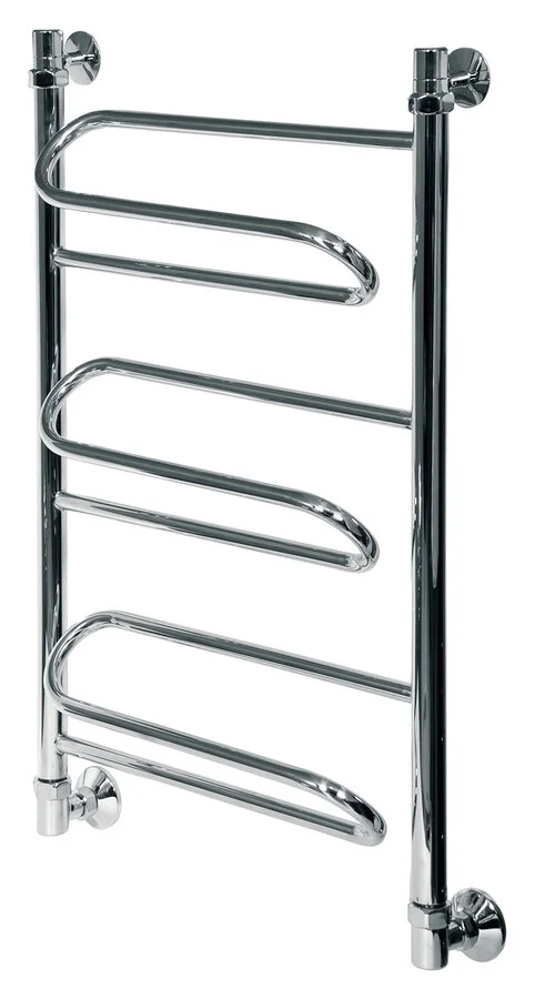 Полотенцесушитель водяной Ника Curve 80x40 см хром - фото 1