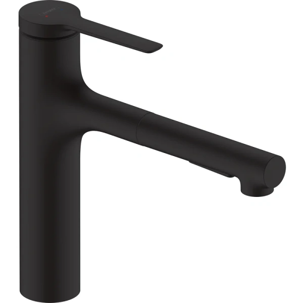 Смеситель для кухни Hansgrohe Zesis M33 черный матовый, современные, hi-tech - фото 3