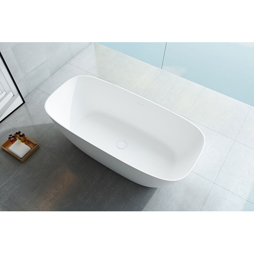 Ванна из искусственного камня Vincea 170x75 см белая матовая - фото 3