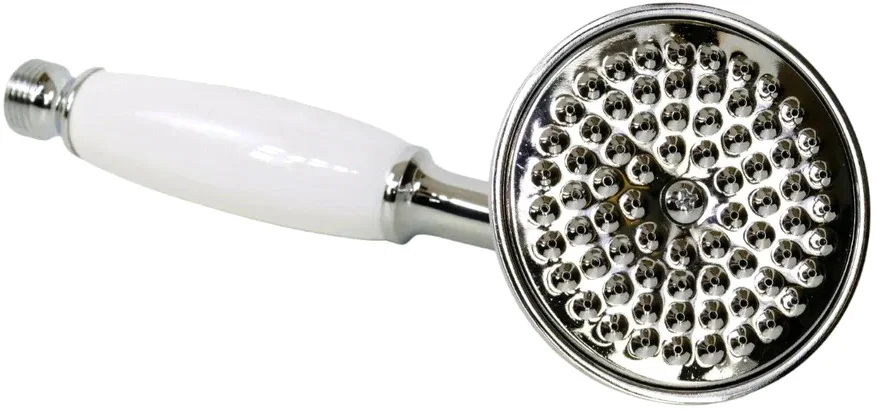 Лейка для душа Migliore Ricambi хром ручка белая - фото 2