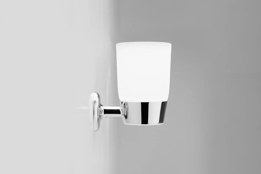 Стакан стеклянный AM.PM Like с настенным держателем A8034300 - фото 3