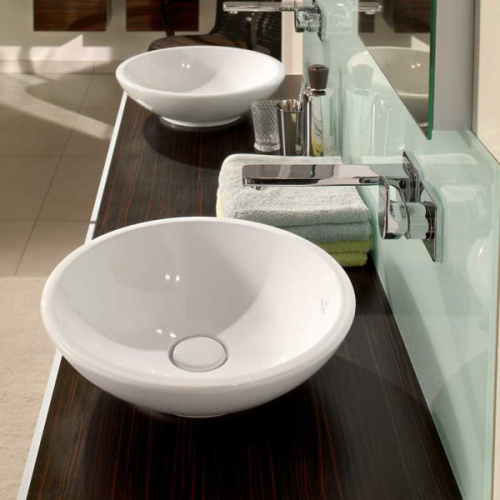 Раковина Villeroy & Boch Loop & Friends 43 см ярко-белая с покрытием CeramicPlus, современные, hi-tech - фото 2