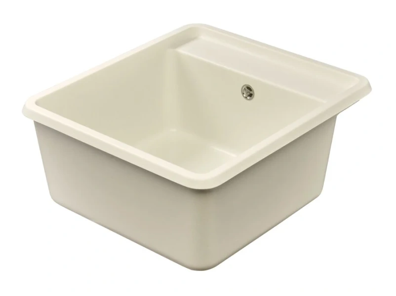 Мойка для кухни Акватон Беллис 57 см жемчуг, бежевые - фото 5